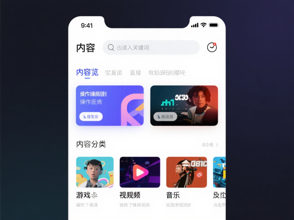 内容浏览：打开主界面，你会看到分类清晰的内容模块，